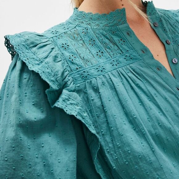 Free People Wrapped in a Dream Top in North Sea - Picture 4 of 10